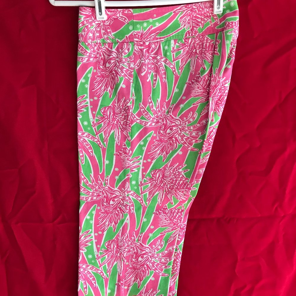 Lilly Pulitzer Lion Fish Ankle Pants